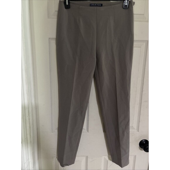 Caroline Freese Dress Pant Italian Size 42  Grey - Picture 1 of 5